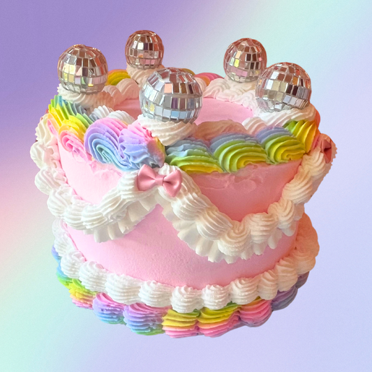 Disco Circus (Pink) - Fake Cake