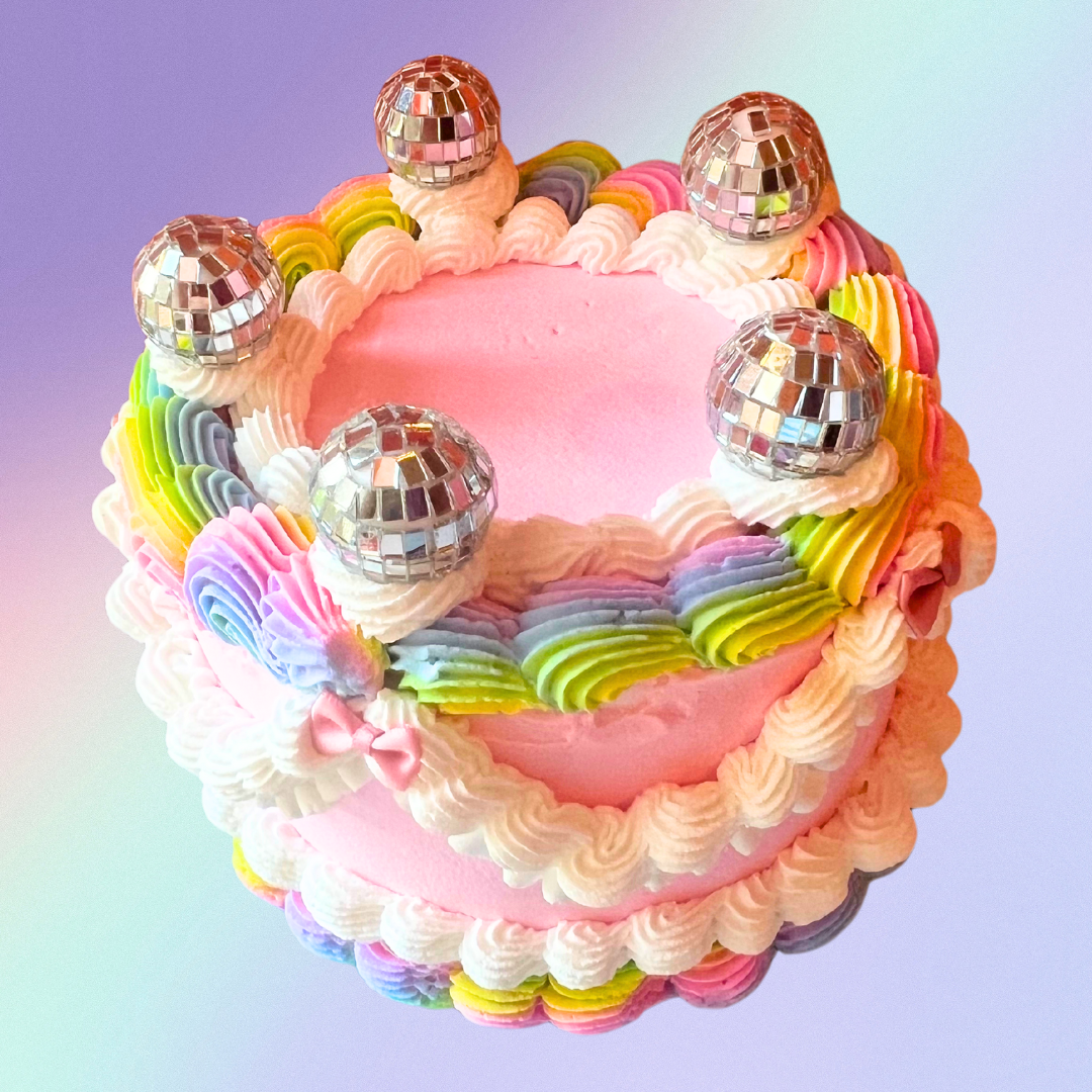 Disco Circus (Pink) - Fake Cake