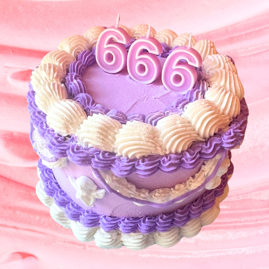 666 Princess (Purple) - Fake Cake