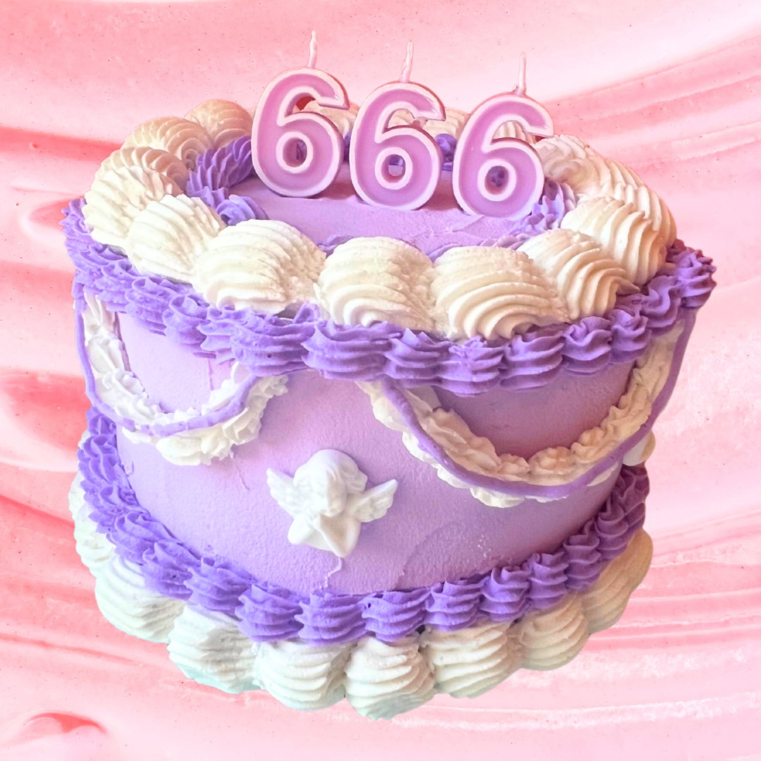 666 Princess (Purple) - Fake Cake